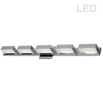 LED Vanity Fixture in Polished Chrome (216|VLD-215-5W-PC)