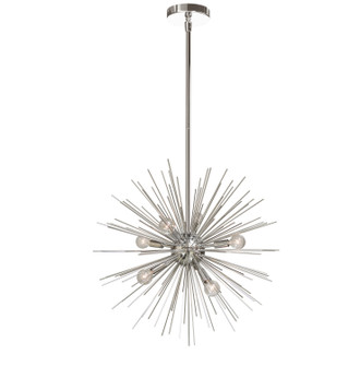 Vega Six Light Pendant in Silver (216|VEG-196P-SV-PC)