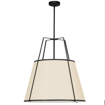 Trapezoid Three Light Pendant in Cream (216|TRA-3P-BK-CRM)