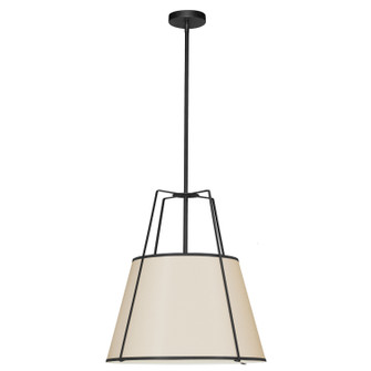 Trapezoid One Light Pendant in Cream (216|TRA-1P-BK-CRM)