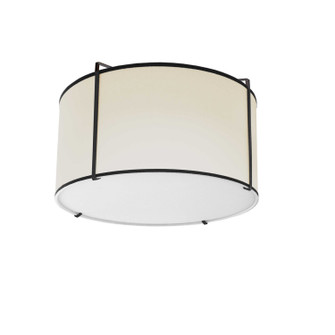 Trapezoid Two Light Flush Mount in Cream (216|TRA-121FH-BK-CRM)