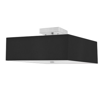 Seren Three Light Semi-Flush Mount in Black (216|SRN-143SF-SC-BK)