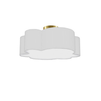 Phlox Three Light Flush Mount in White (216|PLX-152FH-AGB-WH)