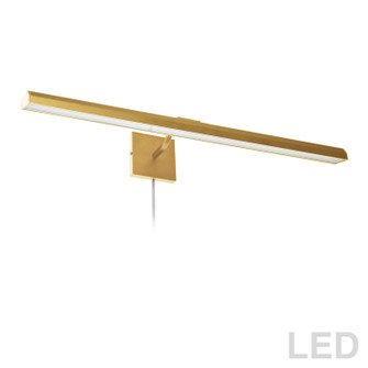 Leonardo LED Picture Light in Aged Brass (216|PIC222-32LED-AGB)