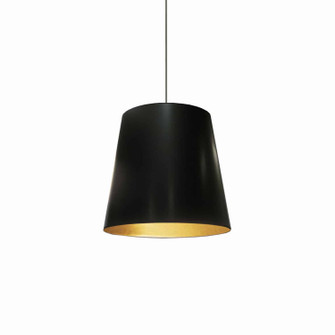 Oversized Drum One Light Pendant in Black (216|OD-M-698)