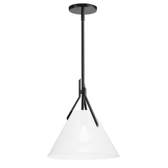Nicole One Light Pendant in Matte Black (216|NIC-101P-MB)