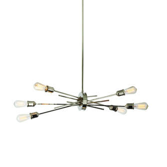 Nebraska Six Light Pendant in Polished Chrome (216|NEB-326HP-BC)