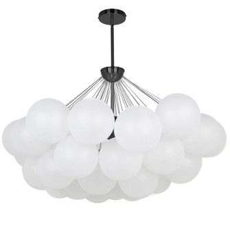 Miles Eight Light Chandelier in White (216|MLS-358C-MB-FR)