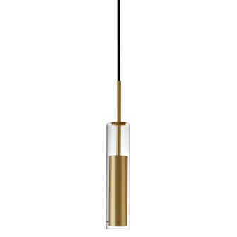 Luna LED Pendant in Aged Brass (216|LUN-1LEDP-AGB)