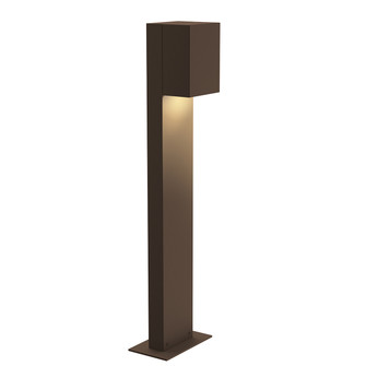 Box LED Bollard in Textured Bronze (69|7342.72-WL)