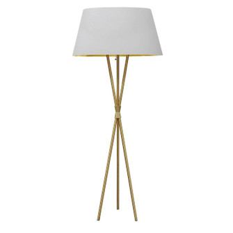 Gabriela One Light Floor Lamp in Aged Brass (216|GAB-601F-AGB-692)