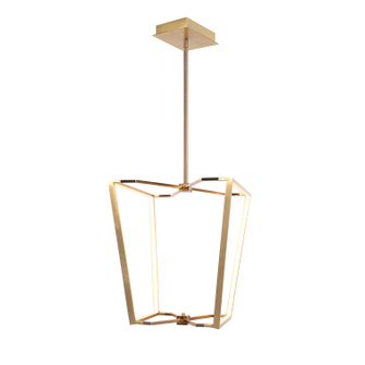Curant LED Chandelier in Aged Brass (216|CUR-1848C-AGB)
