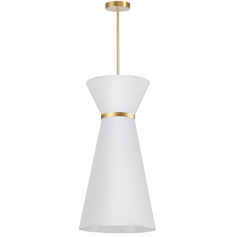 Caterine One Light Pendant in White (216|CTN-141P-AGB-790)