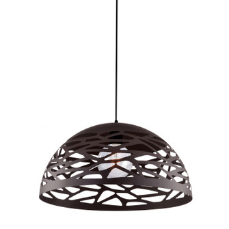 Coral One Light Pendant in Black (216|COR-161P-BK)