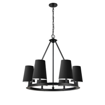 Colby Six Light Chandelier in Matte Black (216|CLB-306C-MB-797)