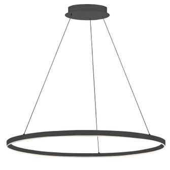 Circulo LED Chandelier in Black (216|CIR-3263C-MB)