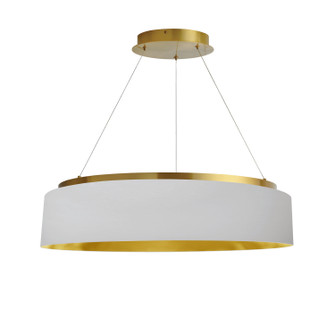 Circulo LED Chandelier in White (216|CIR-2634C-AGB-692)