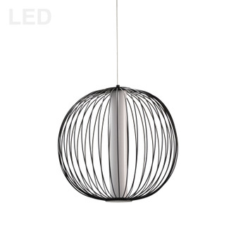 Charlotte LED Pendant in Black (216|CHR-161LEDP-MB)