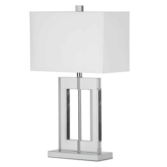 Crystal One Light Table Lamp in White (216|C52T-PC)