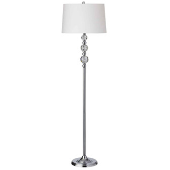 Crystal One Light Floor Lamp in Polished Chrome (216|C33F-PC)