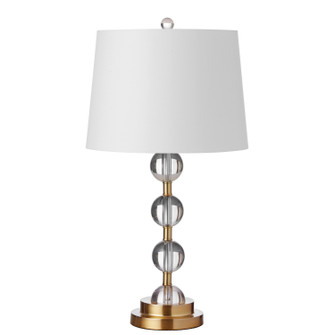 One Light Table Lamp in Aged Brass (216|C182T-AGB)