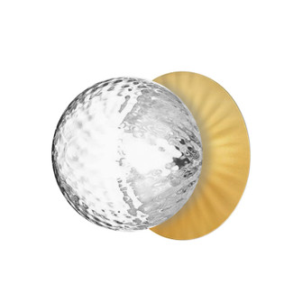 Burlat One Light Wall Sconce in Clear (216|BUR-51W-AGB-CL)