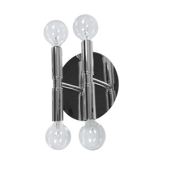 Ava Four Light Wall Sconce in Polished Chrome (216|AVA-54W-PC)