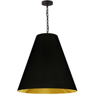 Anaya One Light Pendant in Black (216|ANA-L-MB-698)