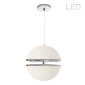 Atomic LED Pendant in White (216|AMC-1330LEDP-PC)