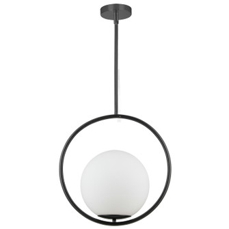 Adrienna One Light Pendant in Black (216|ADR-161P-MB)