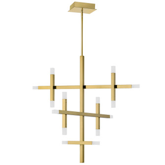 Acasia LED Chandelier in Aged Brass (216|ACS-3656C-AGB-FR)