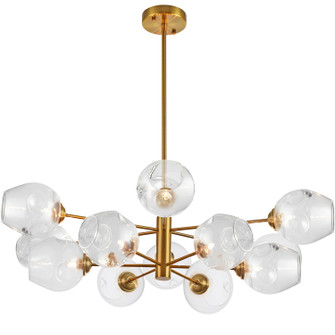 Abii 12 Light Pendant in Vintage Bronze (216|ABI-3312P-VB-SP-CLR)
