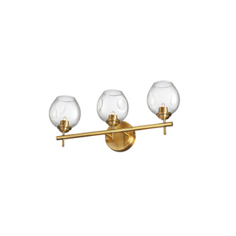 Abii Three Light Vanity Fixture in Vintage Bronze (216|ABI-203W-VB-CLR)