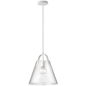 Polly One Light Pendant in Clear (216|871P-WH)