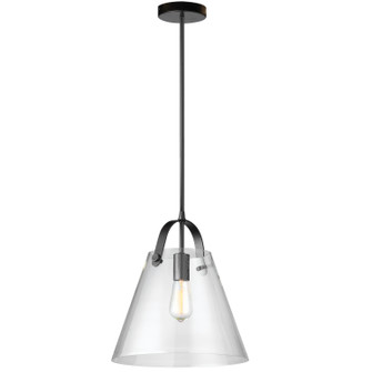 Polly One Light Pendant in Black (216|871P-BK)