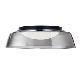 Crawford LED Flush Mount in Black (216|3145-LEDFH18-SM-MB)