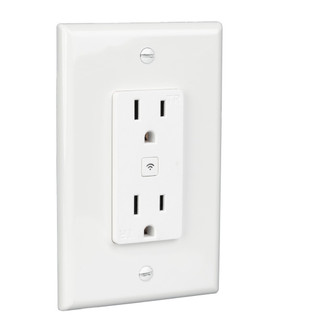 Spektrum+ Controls Outlet 2 Socket in White (303|SPKPL-OUTLETW-2S-WH)