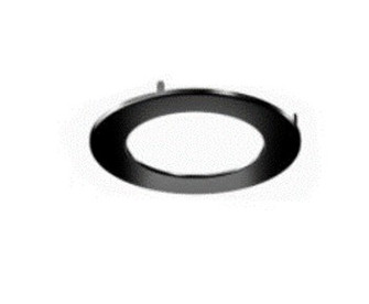Brio Round Clip On Trim in Black (303|BRD6-TRIM-RD-BK)