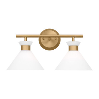 Belcarra Two Light Bath in Satin Brass (454|DJV1012SB)