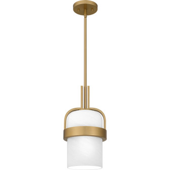 Quoizel Piccolo Pendant One Light Mini Pendant in Aged Brass (10|QPP6174AB)