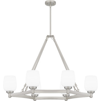 Penning Six Light Linear Chandelier in Brushed Nickel (10|PNG638BN)