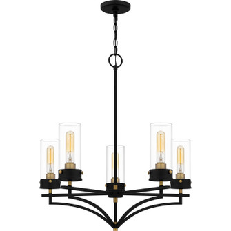 Hillside Five Light Chandelier in Matte Black (10|HLS5026MBK)