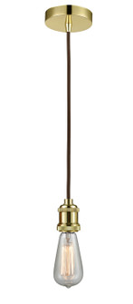 Edison One Light Mini Pendant in Gold (405|100GD-10BR-1GD)