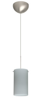 Stilo One Light Pendant in Satin Nickel (74|1XC-4404KR-LED-SN)