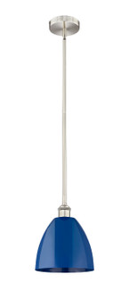 Edison One Light Mini Pendant in Brushed Satin Nickel (405|616-1S-SN-MBD-9-BL)