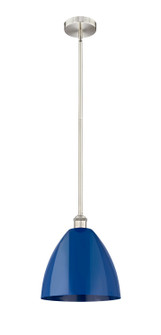 Edison One Light Mini Pendant in Brushed Satin Nickel (405|616-1S-SN-MBD-12-BL)