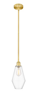 Edison One Light Mini Pendant in Satin Gold (405|616-1S-SG-G652-7)