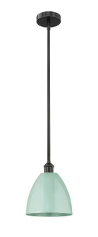 Edison One Light Mini Pendant in Matte Black (405|616-1S-BK-MBD-9-SF)