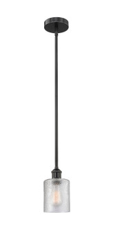 Edison One Light Mini Pendant in Matte Black (405|616-1S-BK-G112)