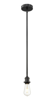 Edison One Light Mini Pendant in Matte Black (405|616-1S-BK)